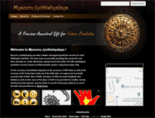Tablet Screenshot of mysoorujyothishyalaya.com